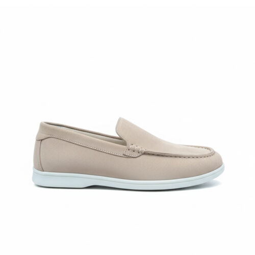 307 MOCASSIN EN DAIM CUIR BEIGE