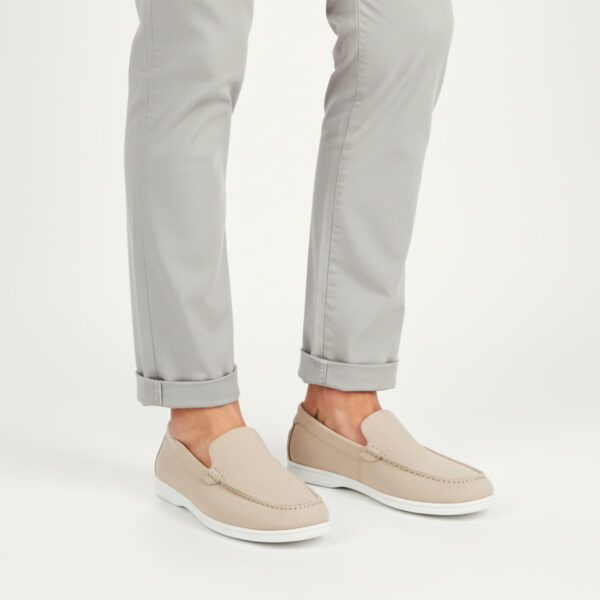 307 MOCASSIN EN DAIM CUIR BEIGE