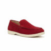 307 MOCASSIN EN DAIM CUIR BORDEAUX