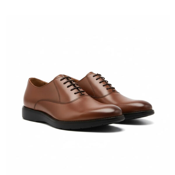 212 CHAUSSURE EN VRAI CUIR TABAC